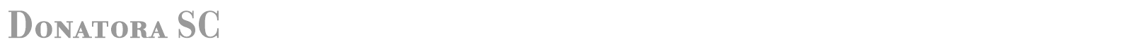 Donatora SC font preview